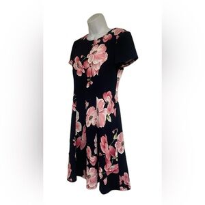 Eliza J. Fit & Flare Bold Floral Print Dress